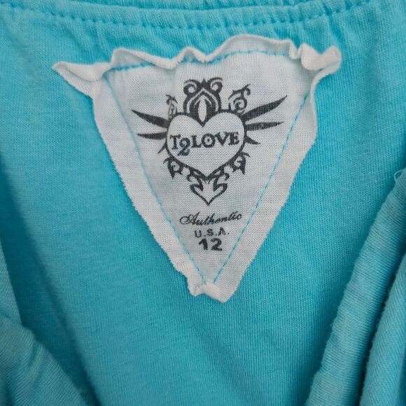 T2Love Blue Tank Top Maxi Dress Size 12 - Picture 8 of 13